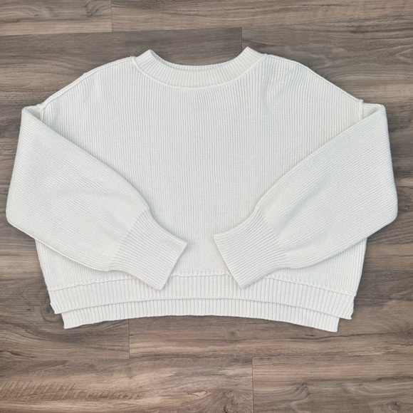 Aqua Sweaters - Aqua | Cropped Knit Sweater